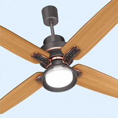 Reverse aerofoil ceiling fan blade profile